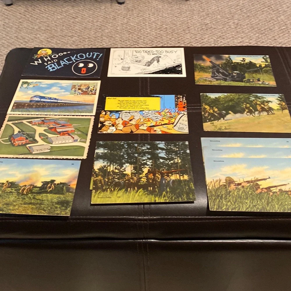 Vintage postcards from the 1940’s. Unused. Excellent condition No folds or tears